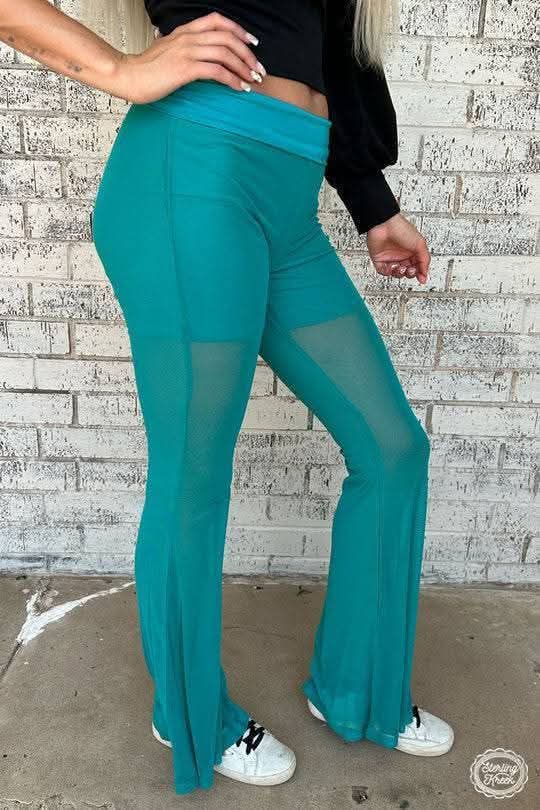 MESHED UP BELLS _ TURQUOISE